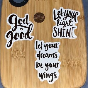 STICKERS DECORATE/PERSONALIZE items for cell phone, cups, coolers, water bottles